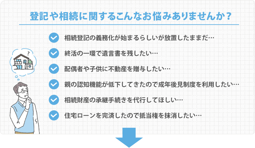 相続に関するお悩み