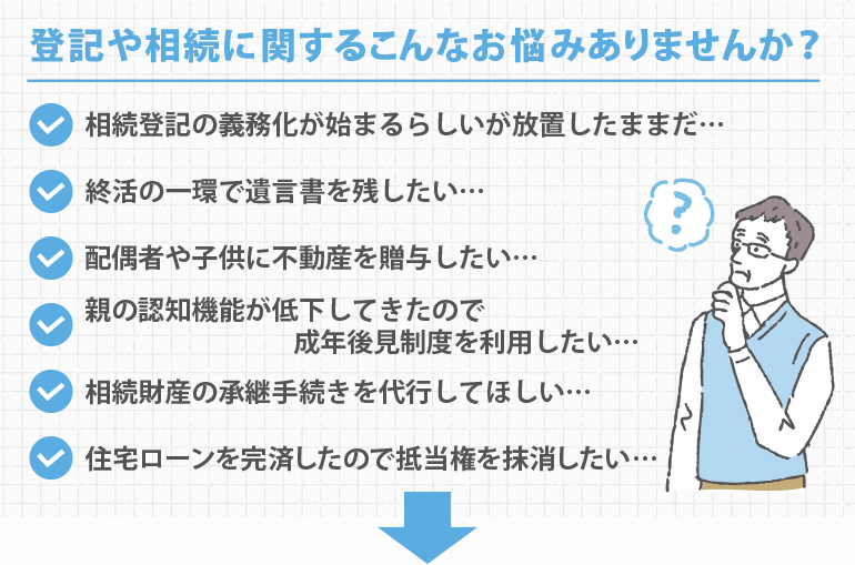 相続に関するお悩み